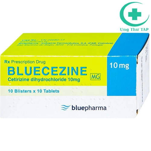 Bluecezine 10mg - Thuốc chống trị dị ứng của Portugal