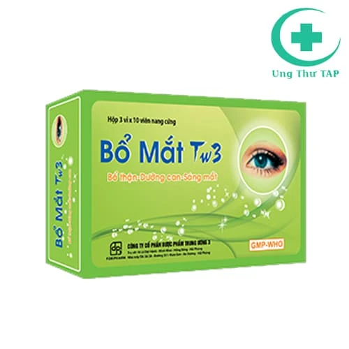 Bổ mắt TW3 - hỗ trợ điều trị hoa mắt, chóng mặt, thị lực giảm