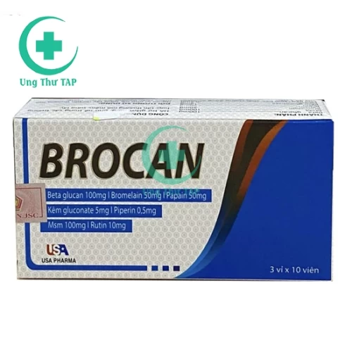 Brocan - Thuốc hỗ trợ giảm sưng, đau, phù nề hiệu quả