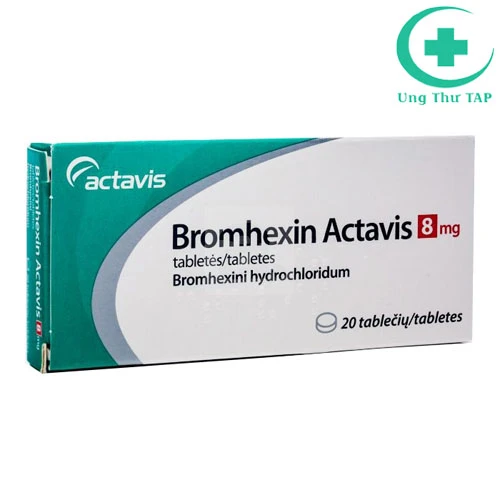 Bromhexin Actavis 8mg - Thuốc điều trị viêm phế quản của Bulgaria