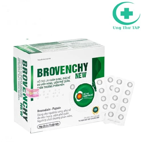 Brovenchy Tradiphar - Hỗ trợ giảm phù nề, sưng tấy hiệu quả