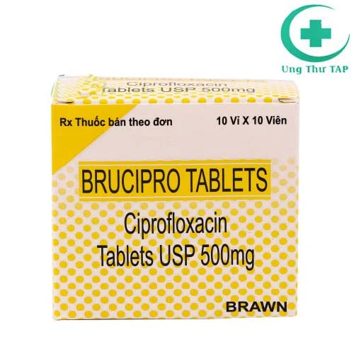 Brucipro Tablets 500mg - Thuốc điều trị nhiễm khuẩn hiệu quả