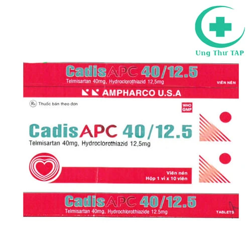 CadisAPC 40/12.5 - Thuốc điều trị tăng huyết áp vô căn