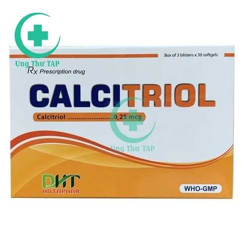 Calcitriol 0,25mcg 90 viên - Thuốc điều trị loãng xương hiệu quả