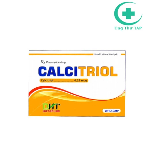Calcitriol 0,25mcg 90 viên - Thuốc điều trị loãng xương hiệu quả