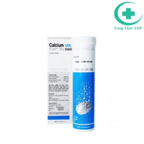 Calcium VPC 500 - Thuốc hỗ trợ bổ sung canxi hiệu quả
