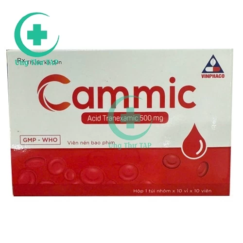 Cammic 500mg (viên) - Thuốc điều trị và phòng ngừa chảy máu