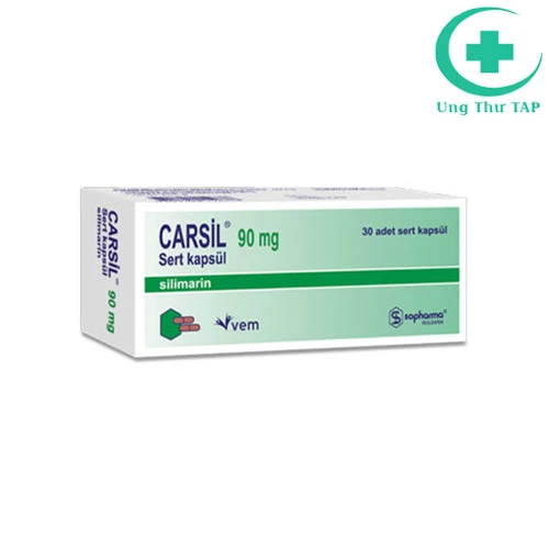 Carsil 90mg - Thuốc tăng hiệu quả thải độc gan của Bulgaria