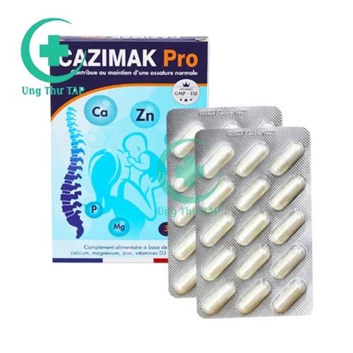 Cazimak Pro - Bổ sung canxi giúp phát triển xương và răng