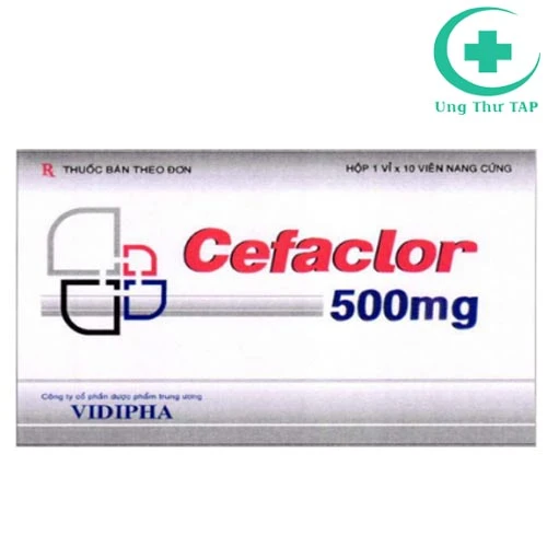 Cefaclor 500mg Vidipha - Thuốc kháng sinh điều trị nhiễm khuẩn