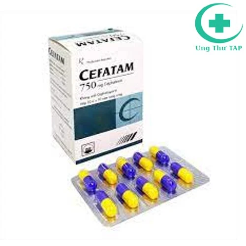 Cefatam 750 - Thuốc điều trị nhiễm khuẩn hiệu quả của Pymepharco