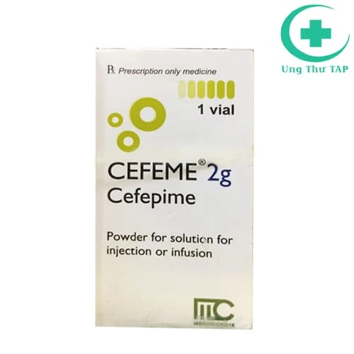 Cefeme 2g - Thuốc điều trị các bệnh nhiễm khuẩn