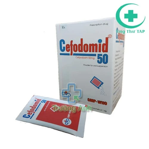 Cefodomid 50 - Thuốc điều trị viêm phổi và viêm xoang