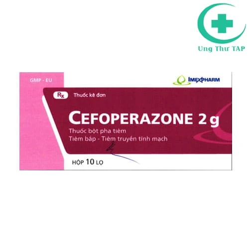 Cefoperazone 2g - Thuốc điều trị các bệnh về nhiễm khuẩn