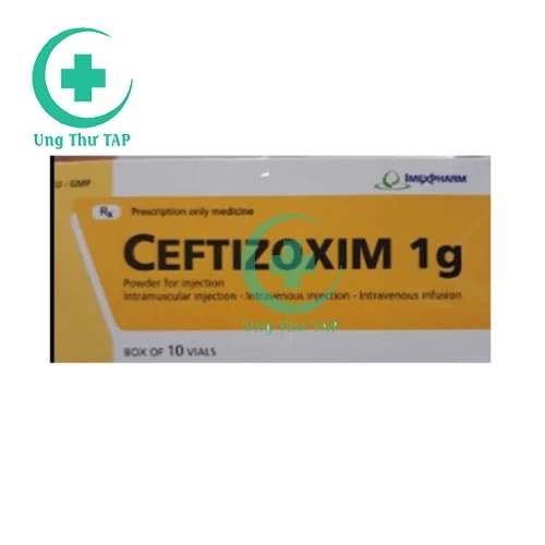 Ceftizoxim 1g - Thuốc loại bỏ ký sinh trùng, chống nhiễm khuẩn