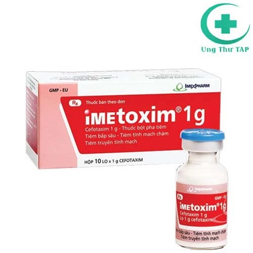Ceftizoxim 1g - Thuốc loại bỏ ký sinh trùng, chống nhiễm khuẩn