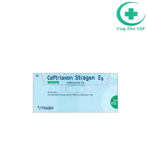 Ceftriaxon Stragen 2g Recipharm - Thuốc điều trị nhiễm khuẩn