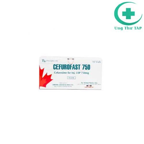 Cefurofast 750 - Điều trị nhiễm khuẩn đường hô hấp, niệu sinh dục