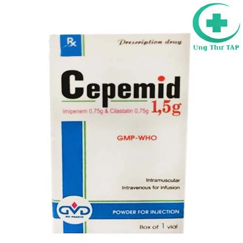 Cepemid 1,5g - Thuốc điều trị nhiễm trùng nặng của MD pharco