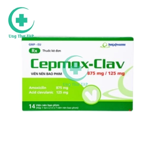 Imefed 875mg/125mg Imexpharm - Thuốc điều trị nhiễm trùng