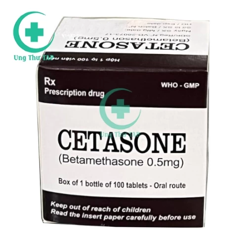 Cetasone - Thuốc điều trị viêm thấp khớp của Pharbaco