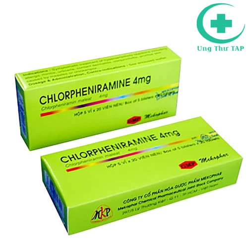 Chlorpheniramine 4mg Mekophar - Thuốc điều trị dị ứng