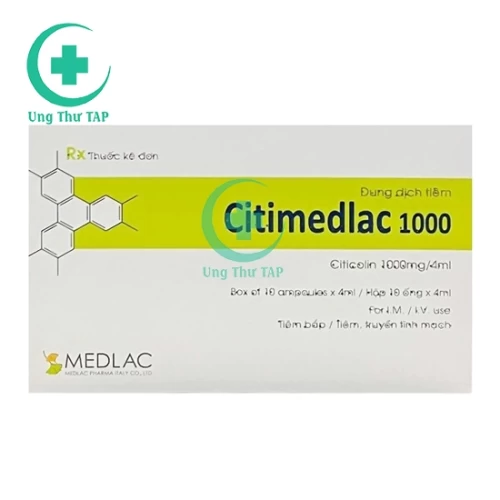 Citimedlac 1000mg/4ml - Thuốc điều trị rối loạn ý thức