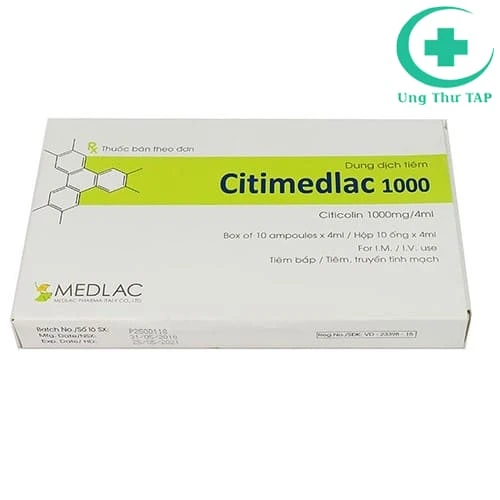 Citimedlac 1000mg/4ml - Thuốc điều trị rối loạn ý thức