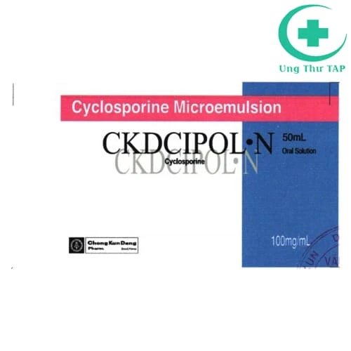 CKDCipol-N oral solution 50ml - Thuốc dùng trong ghép tạng đặc