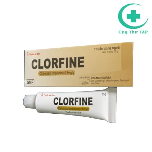 Clorfine Tuýp 15g - Thuốc điều điều trị ngắn hạn eczema, ngứa