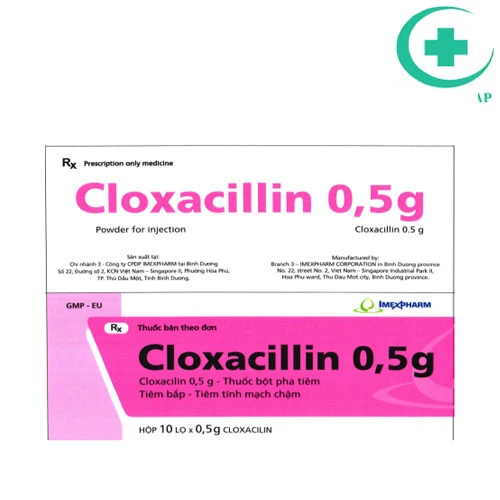 Cloxacillin 0,5g Imexpharm-Thuốc điều trị nhiễm khuẩn