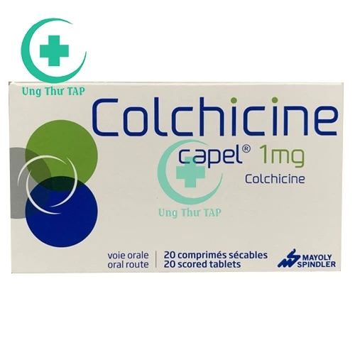 Colchicine 1mg Mayoly Spindler - Thuốc điều trị cơn gút cấp