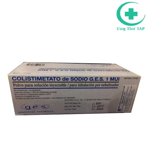 Colistimetato de Sodio G.E.S 1MUI - Thuốc điều trị nhiễm khuẩn 