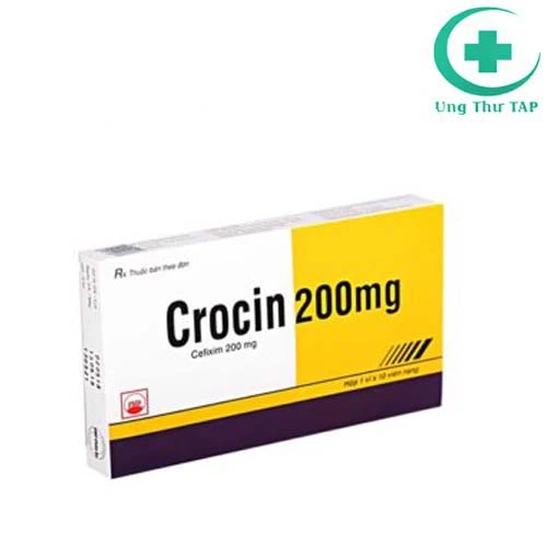 Crocin 200mg - Thuốc điều trị nhiễm khuẩn hiệu quả