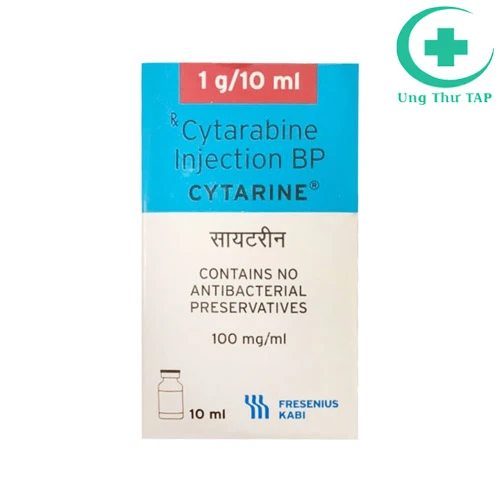 Cytarine 1g/10ml (Cytarabine) - Điều trị bệnh bạch cầu hiệu quả