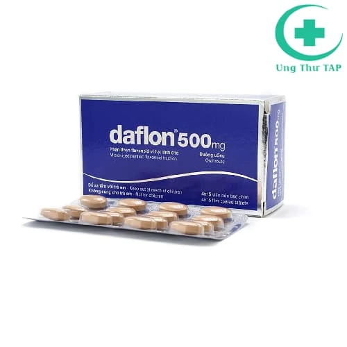 Daflon 500mg Servier - Thuốc điều trị chứng đau búi trĩ