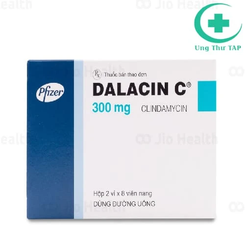 Dalacin C Cap 300mg PGM - Thuốc điều trị viêm, nhiễm khuẩn 