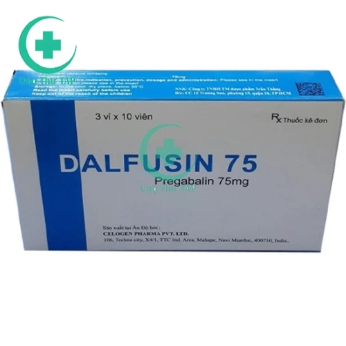 Dalfusin 75 Celogen - Thuốc điều trị đau thần kinh của Ấn Độ
