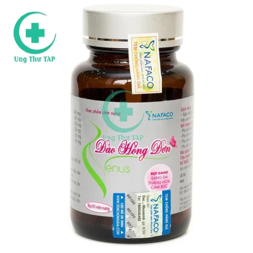 Đào Hồng Đơn Venus Nafaco - Viên uống hỗ trợ cải thiện vòng một