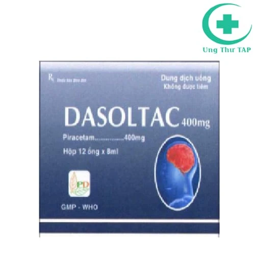 Dasoltac 400 - Thuốc điều trị các bệnh do rối loạn thần kinh
