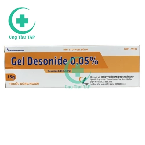 Gel Desonide 0,05% - Trị viêm da cơ địa thể nhẹ đến trung bình