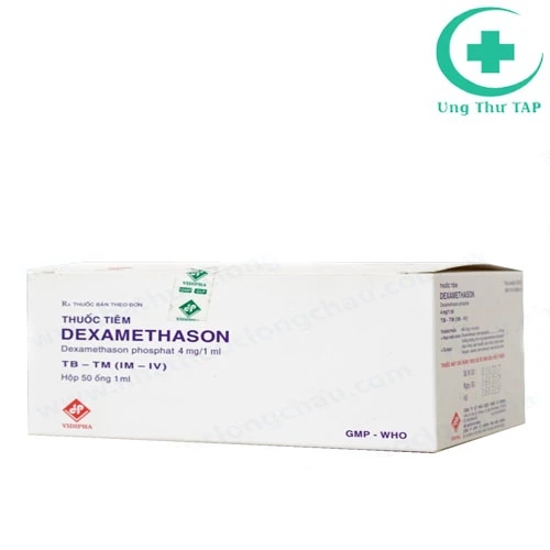 Dexamethason 4mg Vidipha - Thuốc trị dị ứng, hen hiệu quả