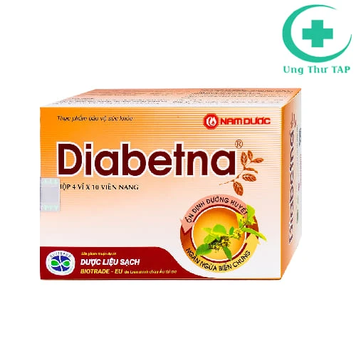 Diabetna Nam Dược - Sản phẩm hỗ trợ điều trị đái tháo đường
