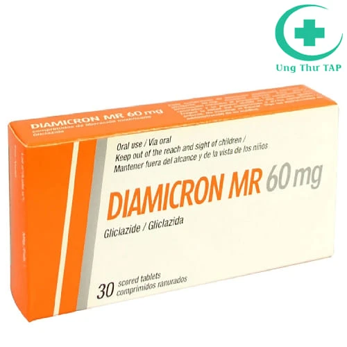 Diamicron MR tab 60mg - Thuốc giảm mức đường huyết hiệu quả