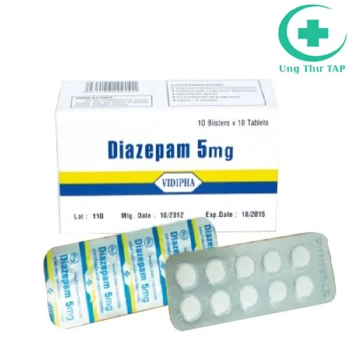 Diazepam 5mg - Thuốc trị trầm cảm của Vidipha