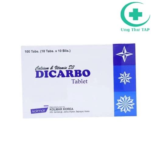 Dicarbo Tablet  Kolmar - Thuốc điều trị các bệnh lý về xương