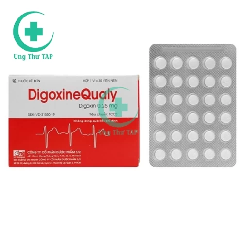 DigoxineQualy 0.25mg F.T - Thuốc điều trị suy tim hiệu quả