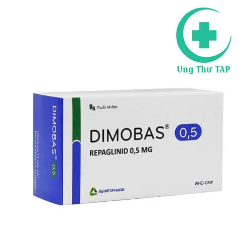 Dimobas 0.5 - Thuốc điều trị đái tháo đường ty2 hiệu quả