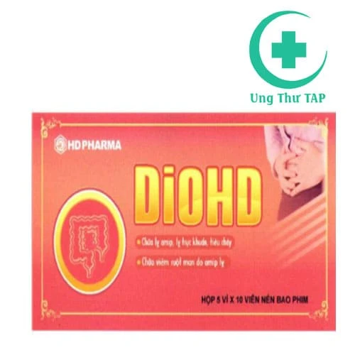 DIOHD - Thuốc điều trị viêm ruột, lỵ trực khuẩn, tiêu chảy
