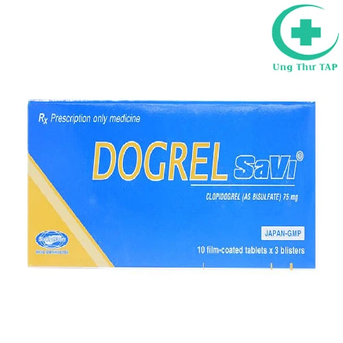Dogrel SaVi - Thuốc phòng, trị các bệnh do nghẽn mạch huyết khối